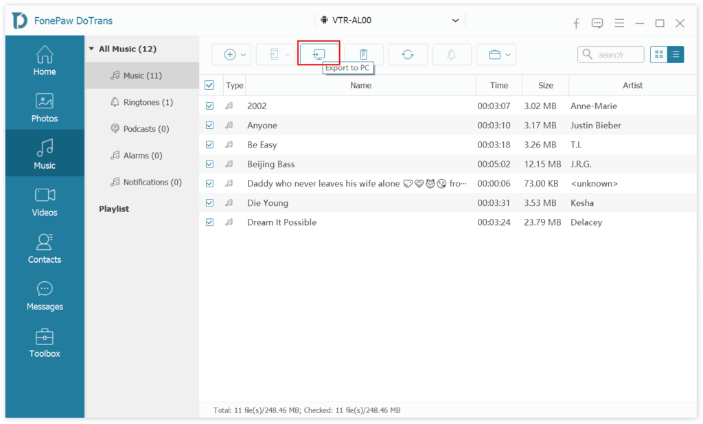 Transfer Files from iPad to PC
