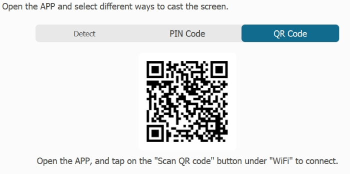 Scan QR Code Displayed on Your Computer