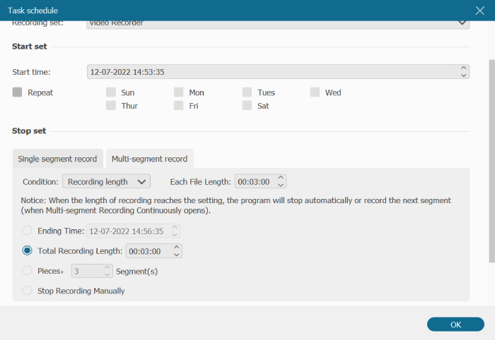 Task Schedule