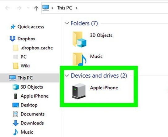  Transférer des photos iPhone vers PC via Windows Explorer 